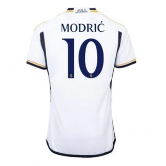 Novo Moški Nogometna dresi Real Madrid Domači 2023-24 Kratek rokav prodaja Luka Modric 10