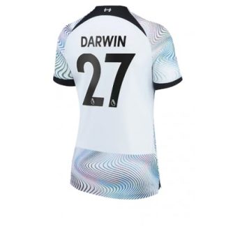 Novo Ženski Nogometni dresi Liverpool Gostujoči Kratek Rokav 2022-23 Darwin Nunez 27