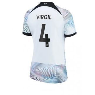 Novo Ženski Nogometni dresi Liverpool Gostujoči Kratek Rokav 2022-23 Virgil van Dijk 4