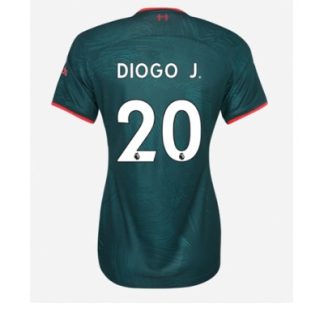 Novo Ženski Nogometni dresi Liverpool Tretji Kratek Rokav 2022-23 Diogo Jota 20