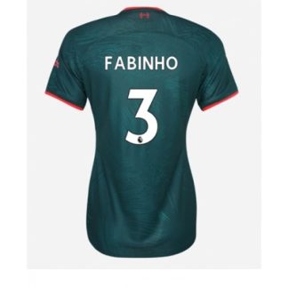 Novo Ženski Nogometni dresi Liverpool Tretji Kratek Rokav 2022-23 Fabinho 3