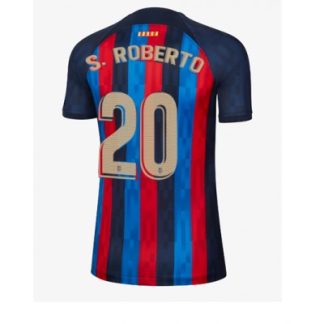 Ženski Nogometni dresi Barcelona Domači Kratek Rokav Sergi Roberto 20 dresi 2022-23