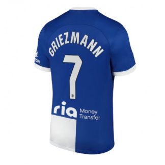 Antoine Griezmann #7 Poceni Moški Nogometni dresi Atletico Madrid Gostujoči 2023-24 Kratek rokav prodaja