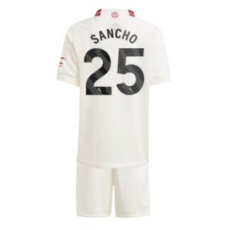 kje kupiti Otroški Nogometni dresi kompleti Manchester United Tretji 2023-24 Jadon Sancho 25