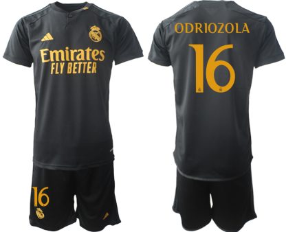 Novo Prodajo Moški Nogometni dresi kompleti Real Madrid Tretji 2023-24 Alvaro Odriozola 16